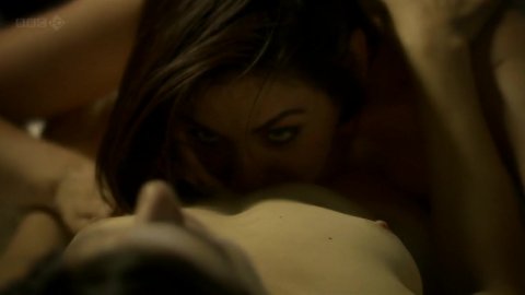 Natasha OKeeffe, Neve McIntosh - Naked Videos in Lip Service s02e06 (2012)