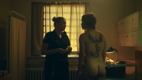 Nina Dogg Filippusdottir - Naked Videos in Prisoners s01e02 (2017)