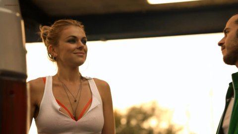 Serinda Swan - Naked Videos in Graceland s02e02 (2014)