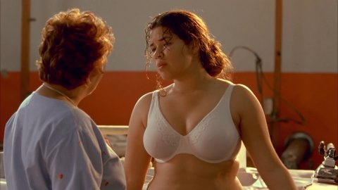 America Ferrera - Naked Videos in Real Women Have Curves (2002)