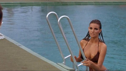 Raquel Welch, Christine Todd - Naked Videos in Lady in Cement (1968)