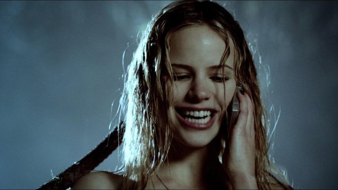 Halston Sage - Naked Videos in Poker Night (2014)