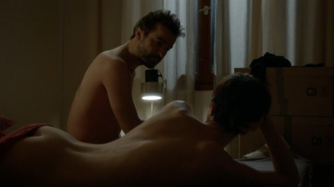 Sara Giraudeau - Naked Videos in The Bureau s01e09 (2015)