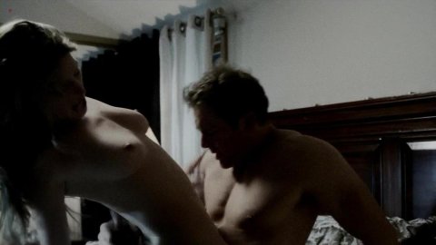 Jes Macallan, Sadie Alexandru - Naked Videos in Femme Fatales s02e10 (2012)