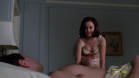 Alexis Bledel - Naked Videos in Mad Men s05e13 (2012)