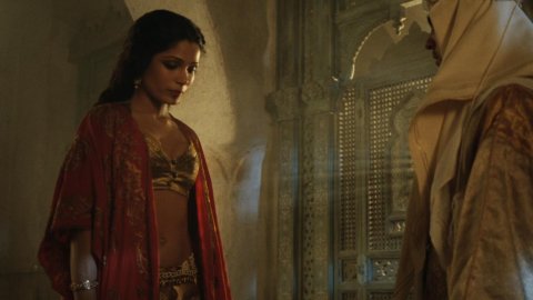 Freida Pinto - Naked Videos in Black Gold (2011)